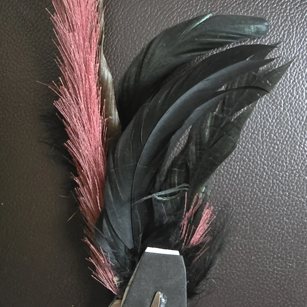 Feathered Hair Clip